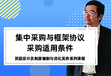 集中采购与框架协议采购适用条件